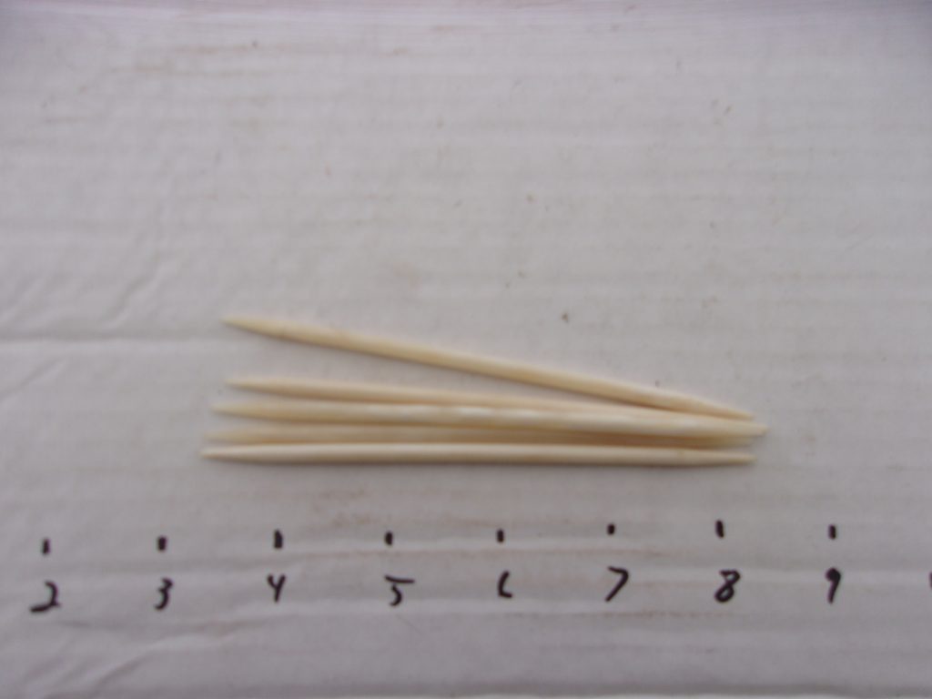 Double pointed bone knitting neeles Ranger Reproductions